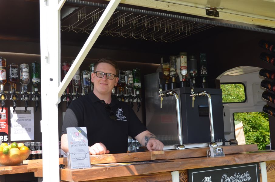 Staff at the Horse Box Bar